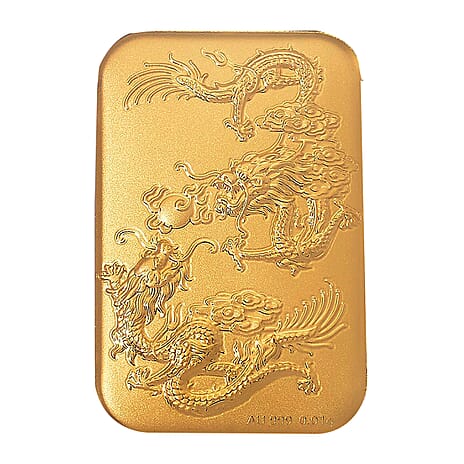 24K Yellow Gold (99.99% Purity) Dragon Embossment Gold