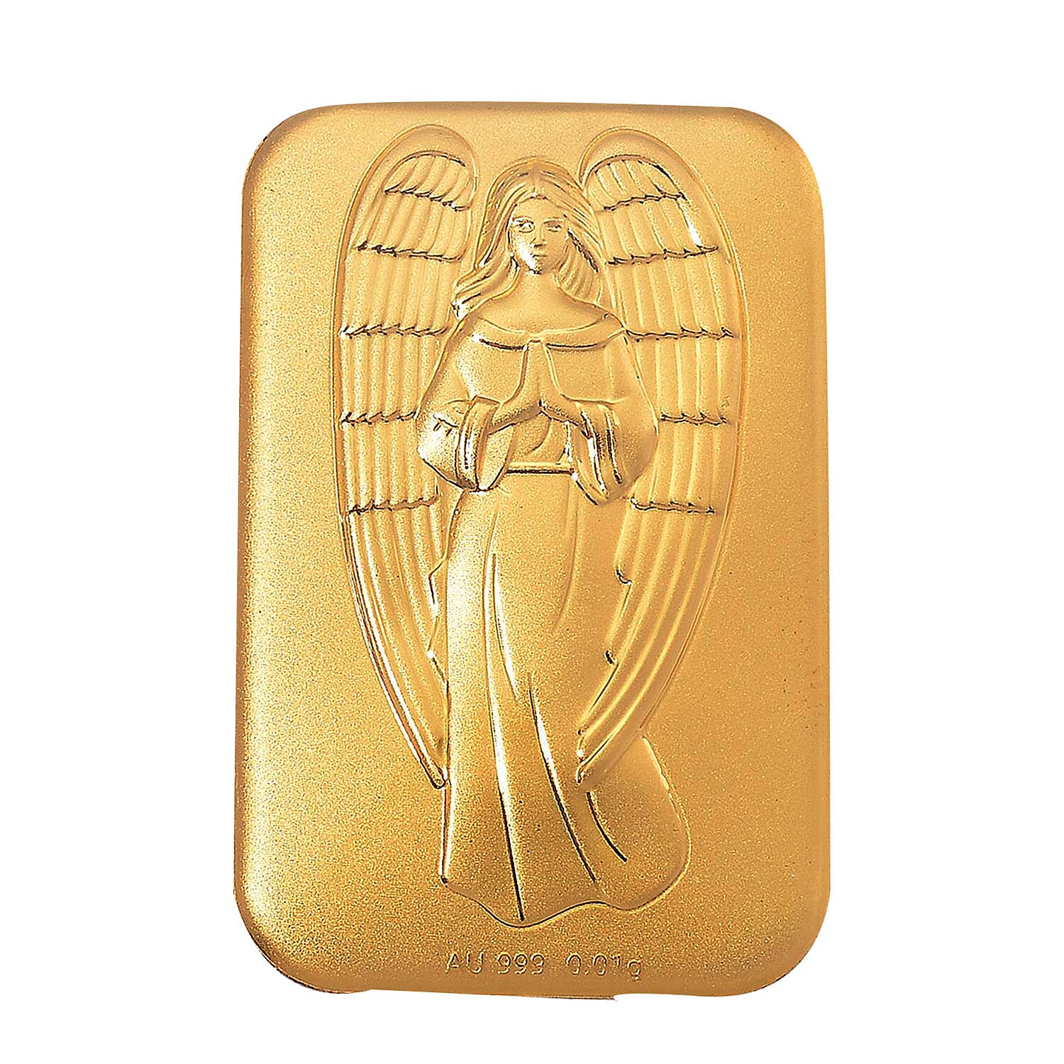24K Yellow Gold Angel Embossment Gold