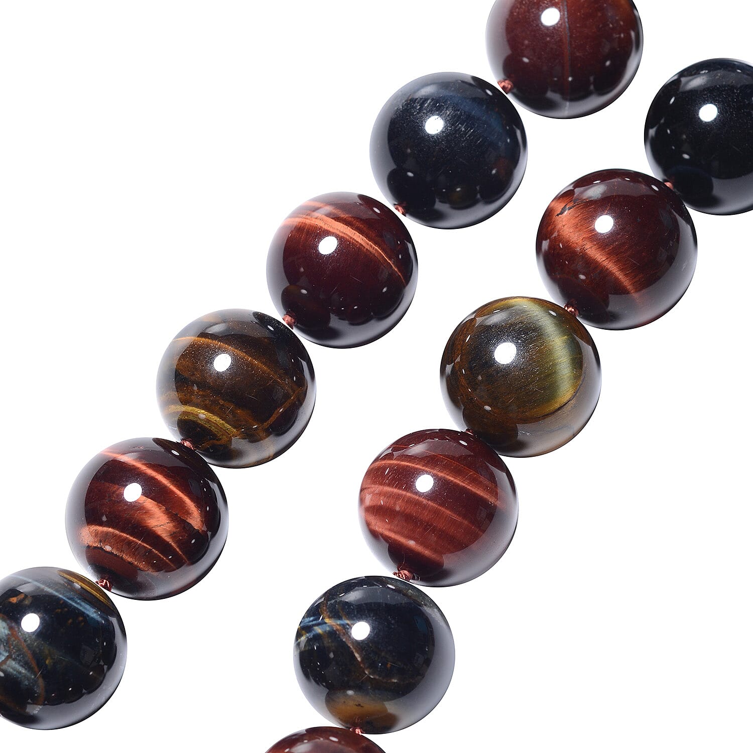 Yellow Tigers Eye Stone Necklace 300.00 Ct.