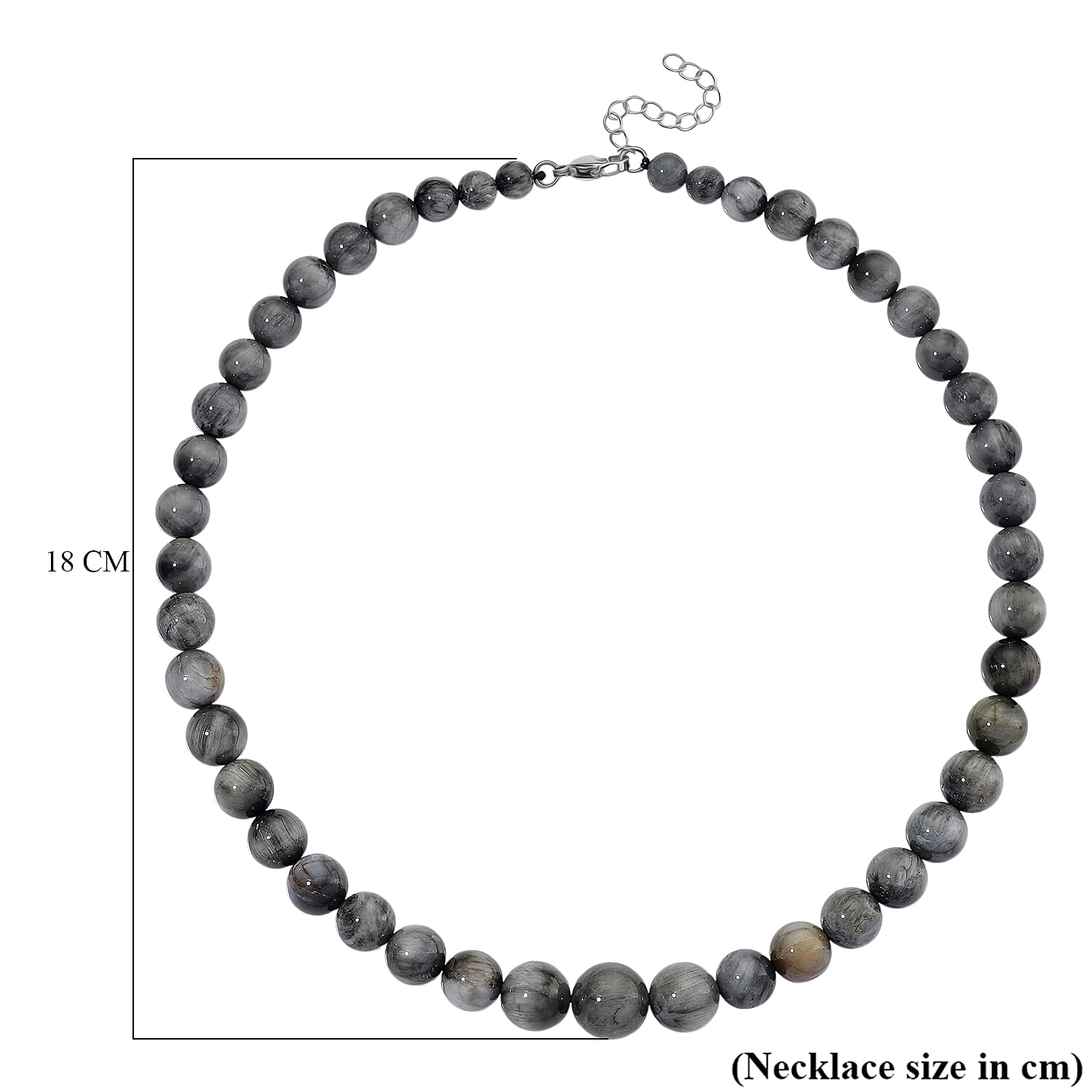 Eagle Eye Beads Necklace (Size - 20-2 Ext) with Lobster Clasp 420.00 Ct.