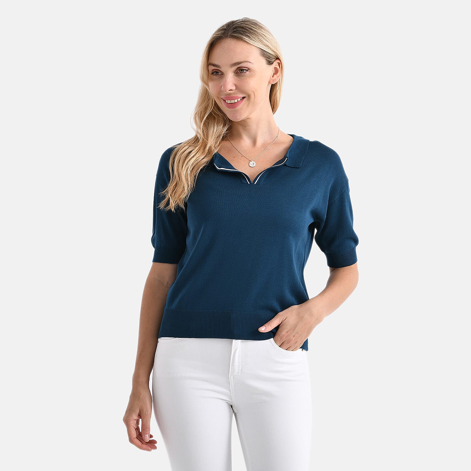 La Marey V neck polo shirt