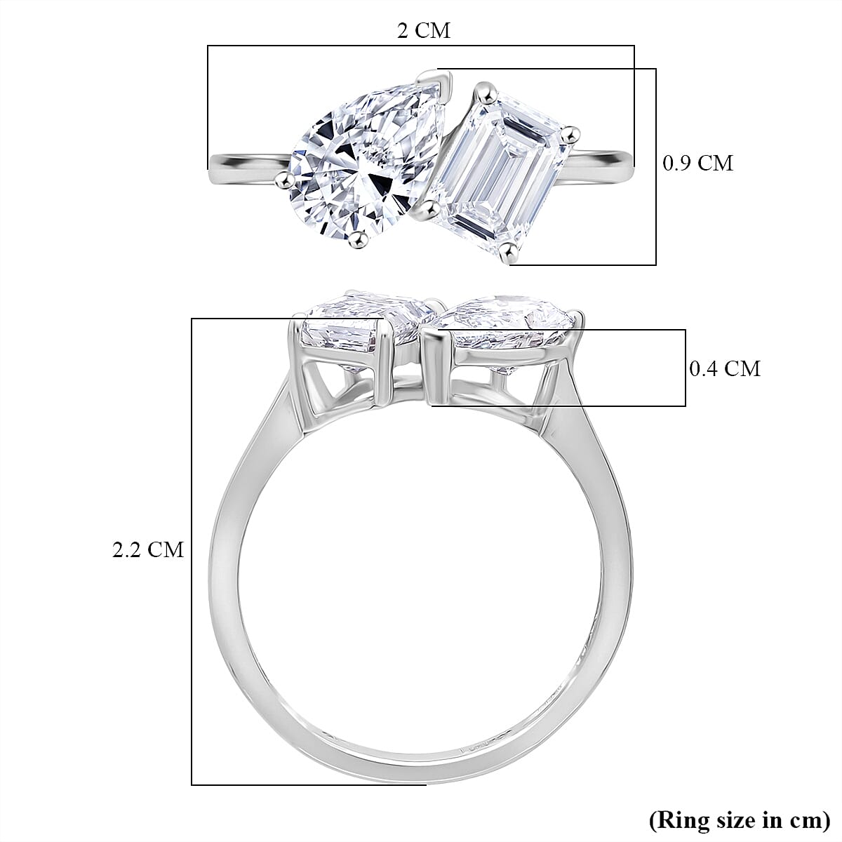 Luxuriant - 9K Gold SGL Certified (VS-EF) Lab Grown Diamond Ring