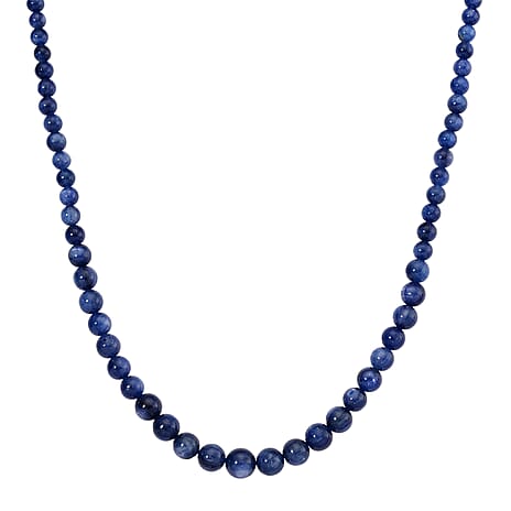 Tucson Find - Kashmir Blue Kyanite Necklace (Size - 20-2 Ext) in Yellow Gold Plated Sterling Silver 290.00 Ct.