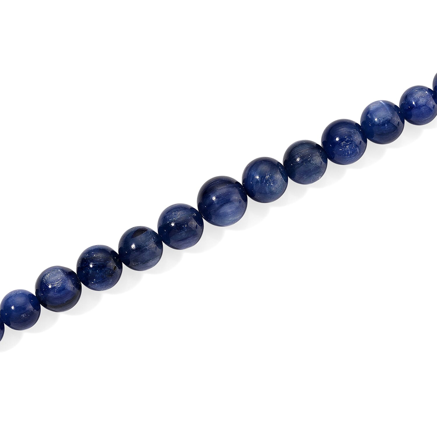 Tucson Find - Kashmir Blue Kyanite Necklace (Size - 20-2 Ext) in Yellow Gold Plated Sterling Silver 290.00 Ct.