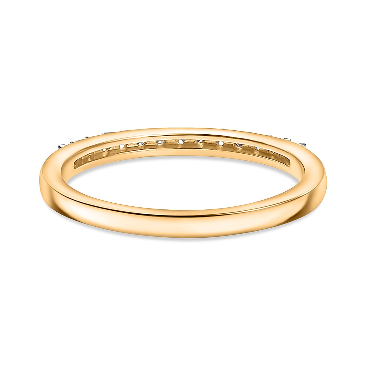 LUXURIANT Lab Grown Diamond Half-Eternity Ring (SI-GH)