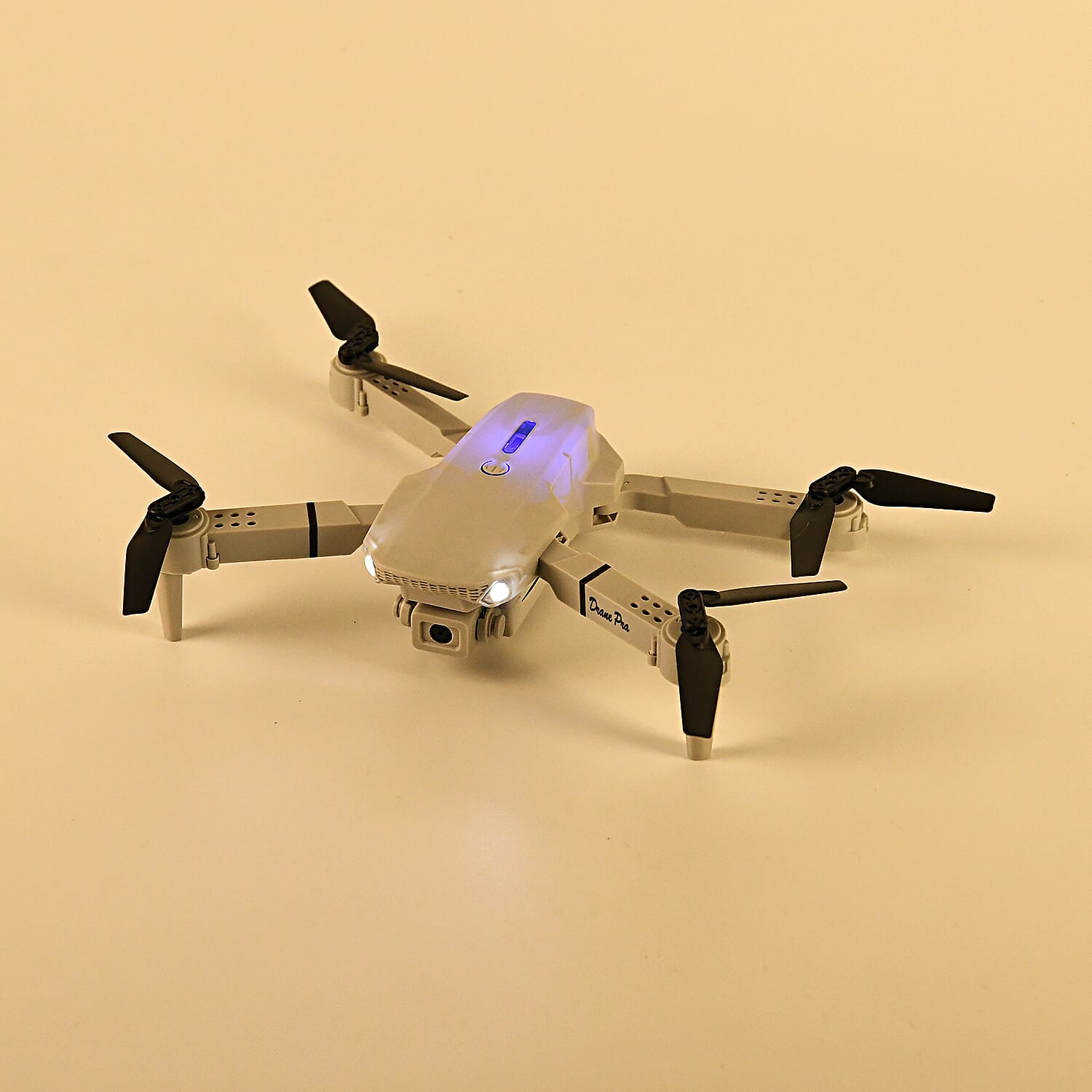 Remote Control Foldable Drone with Double Camera - Grey