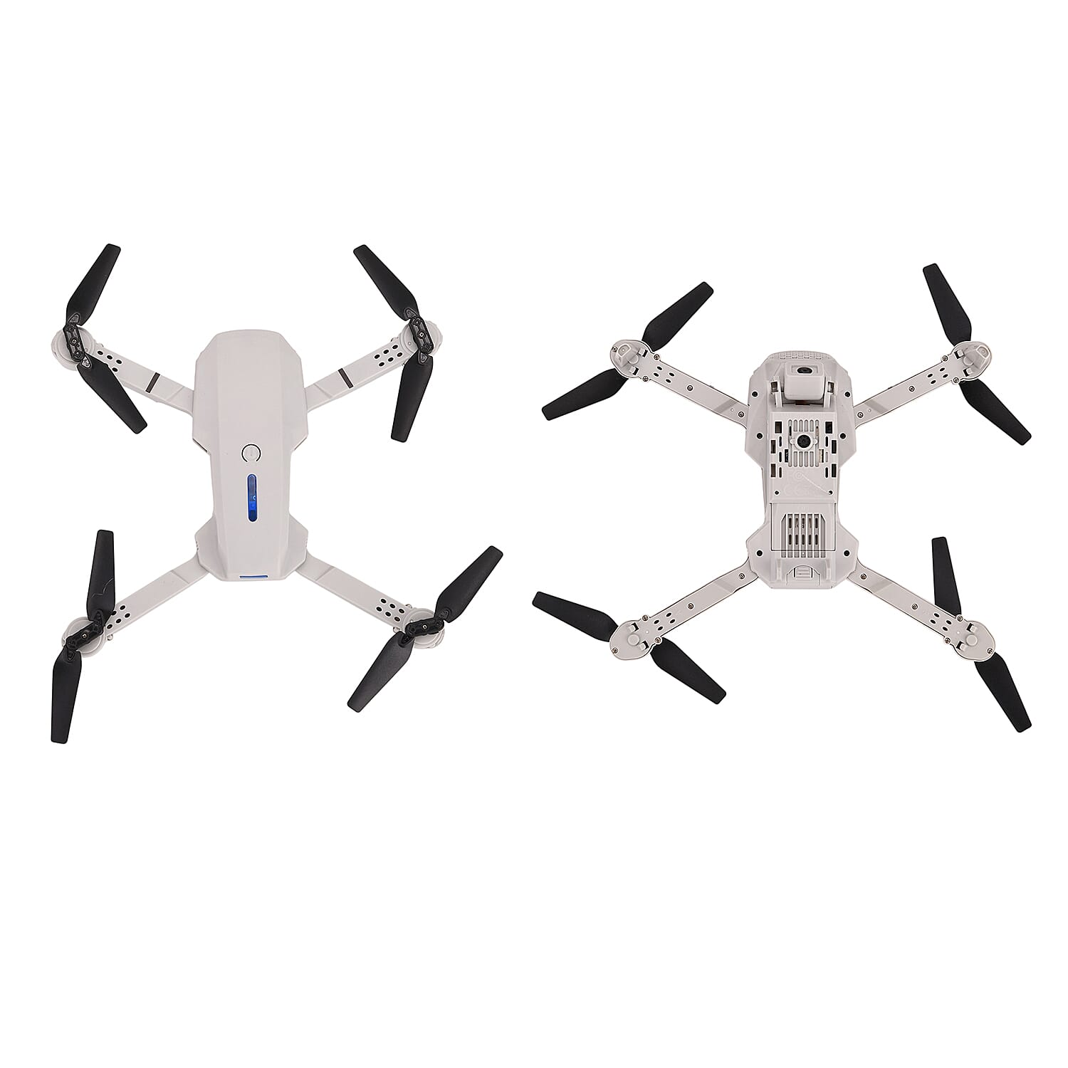 Remote Control Foldable Drone with Double Camera - Grey