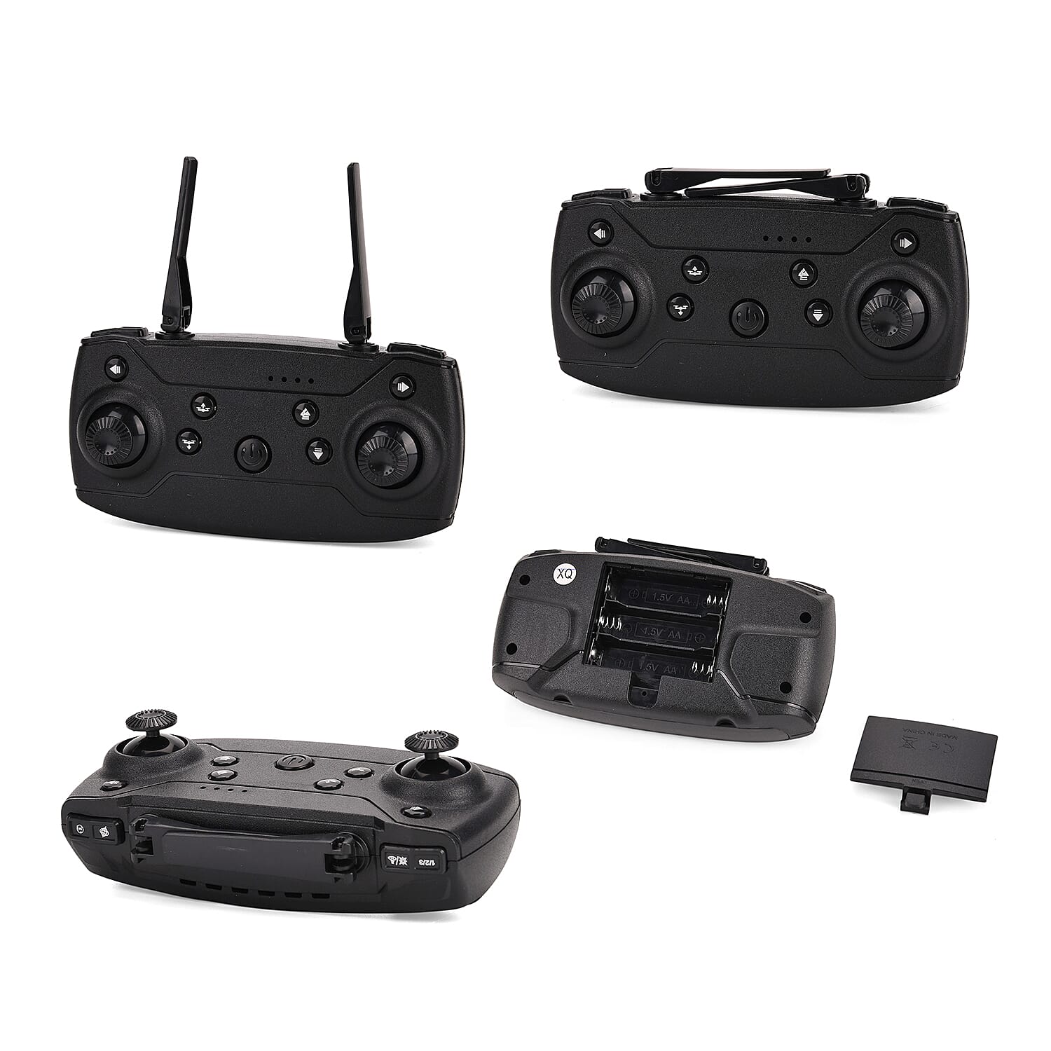 Remote Control Foldable Drone with Double Camera - Grey