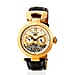 Heritor Automatic Mens Watch in Leather