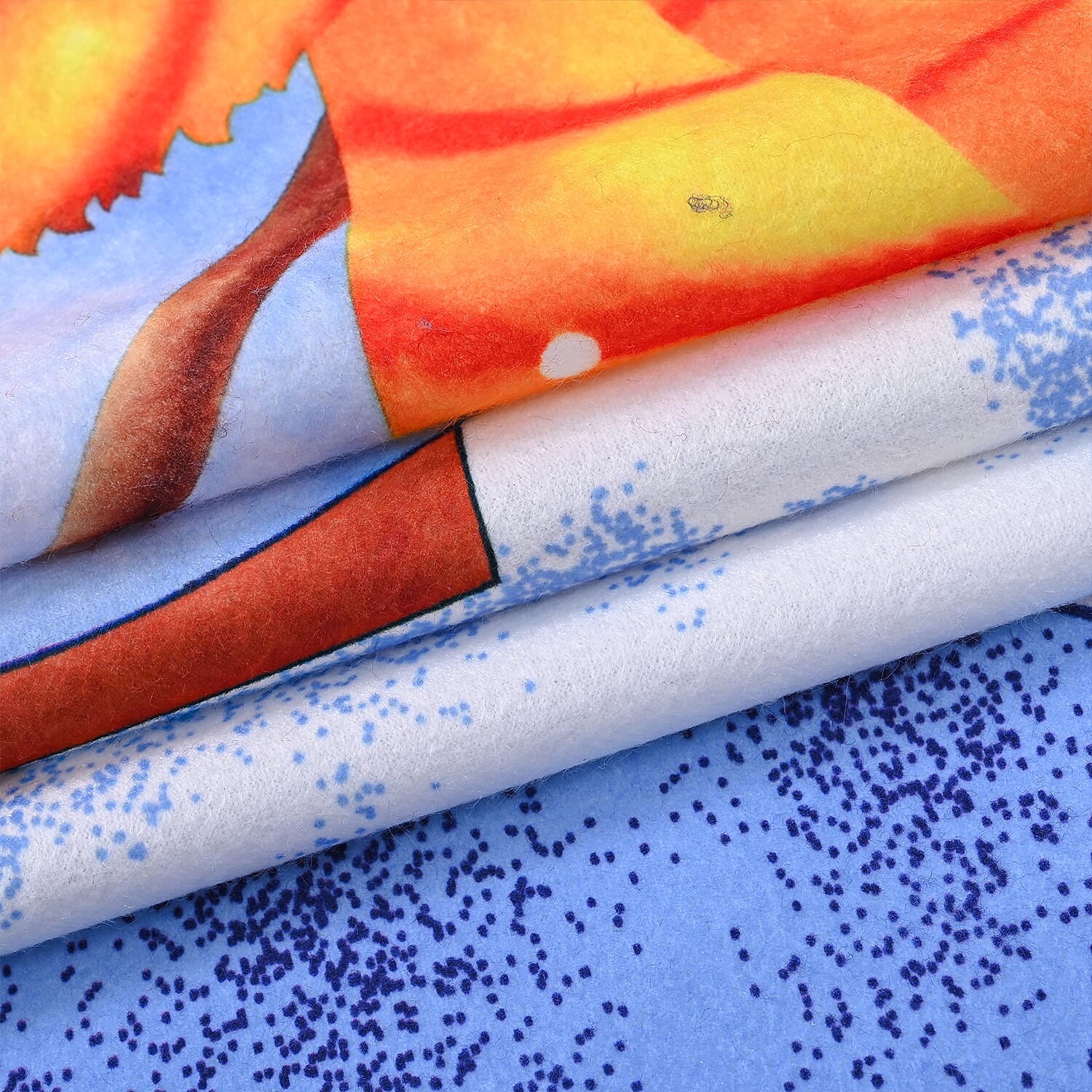 Santa Digital Printed Cozy Fleece Blanket