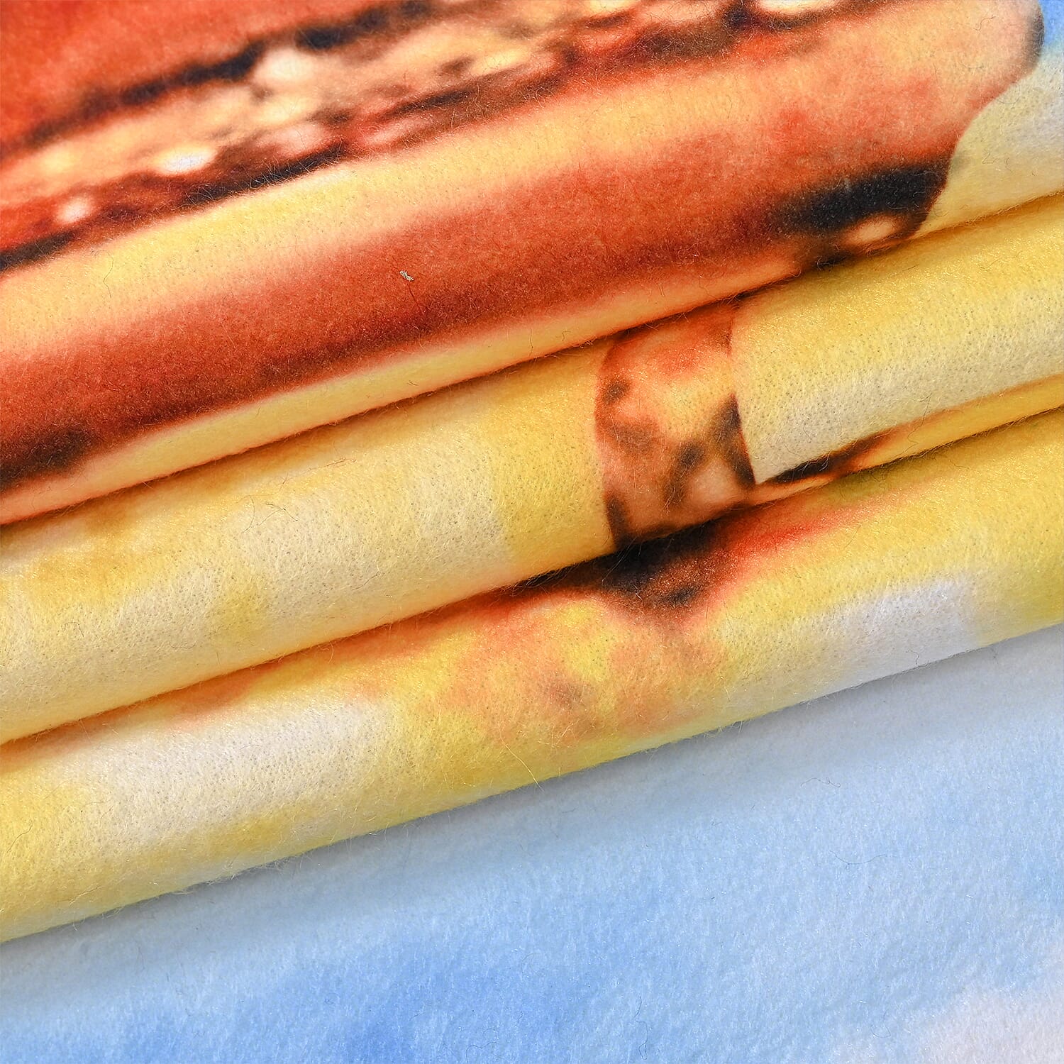 Snowman Digital Printed Cozy Fleece 220 GSM Blanket (130 x170cm)