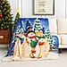 Snowy Christmas Digital Printed Cozy Fleece 220 GSM Blanket (130 x170cm)