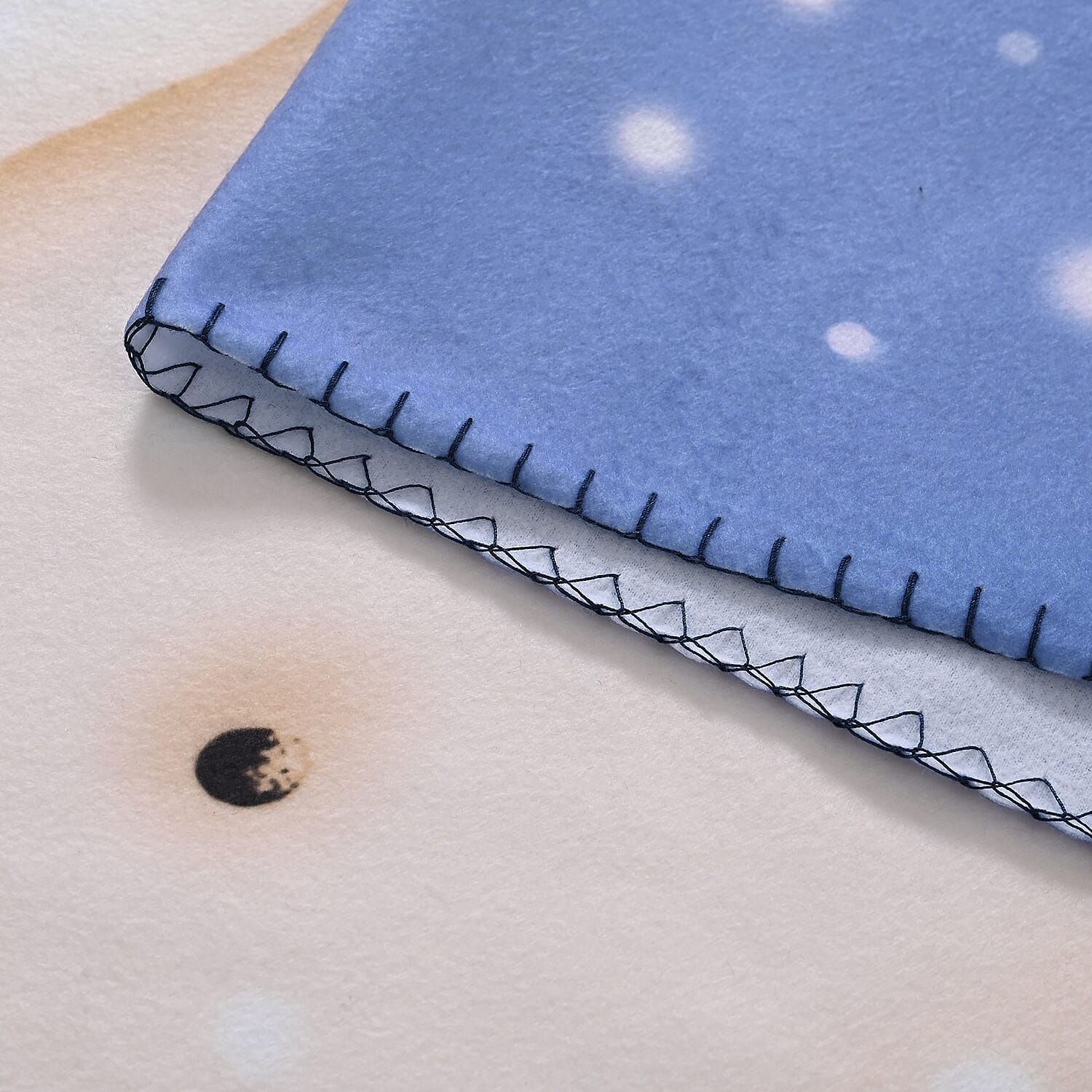 Snowy Christmas Digital Printed Cozy Fleece 220 GSM Blanket (130 x170cm)