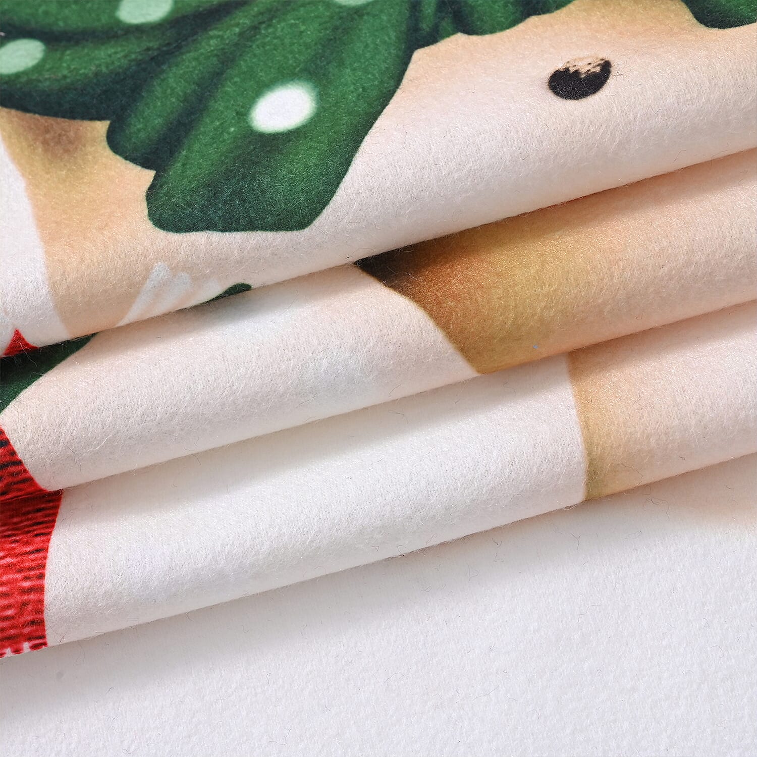 Snowy Christmas Digital Printed Cozy Fleece 220 GSM Blanket (130 x170cm)