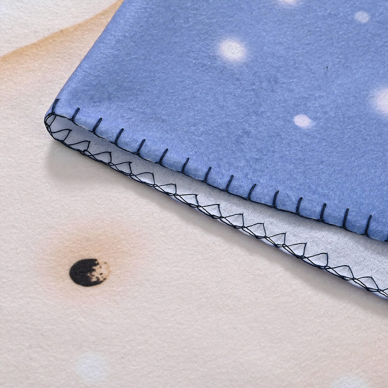 Snowy Christmas Digital Printed Cozy Fleece 220 GSM Blanket (130 x170cm)