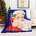 Snowy Christmas Digital Printed Cozy Fleece 220 GSM Blanket (130 x170cm)