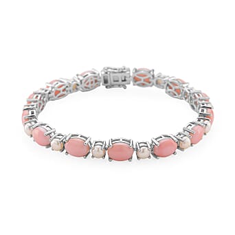 https://tjcuk.sirv.com/Products/81/8/8186919/Pink-Conch-Shell-White-Fresh-Water-Pearl-Fancy-Bracelet-Size-7-in-Rhod_8186919.jpg?w=342&h=342