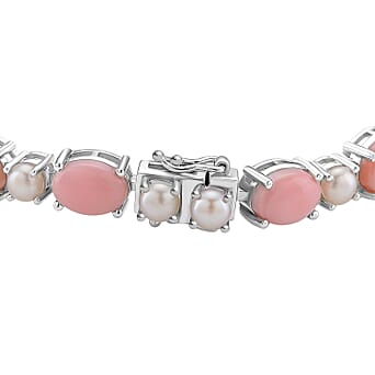 https://tjcuk.sirv.com/Products/81/8/8186919/Pink-Conch-Shell-White-Fresh-Water-Pearl-Fancy-Bracelet-Size-7-in-Rhod_8186919_3.jpg?w=342&h=342
