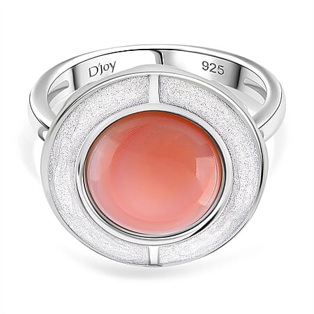 Queen Conch Shell Ring in Rhodium Overlay Sterling Silver 4.50 Ct.