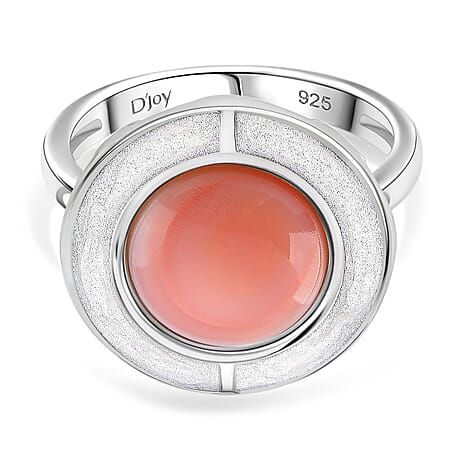 Queen Conch Shell Ring in Rhodium Overlay Sterling Silver 4.50 Ct.