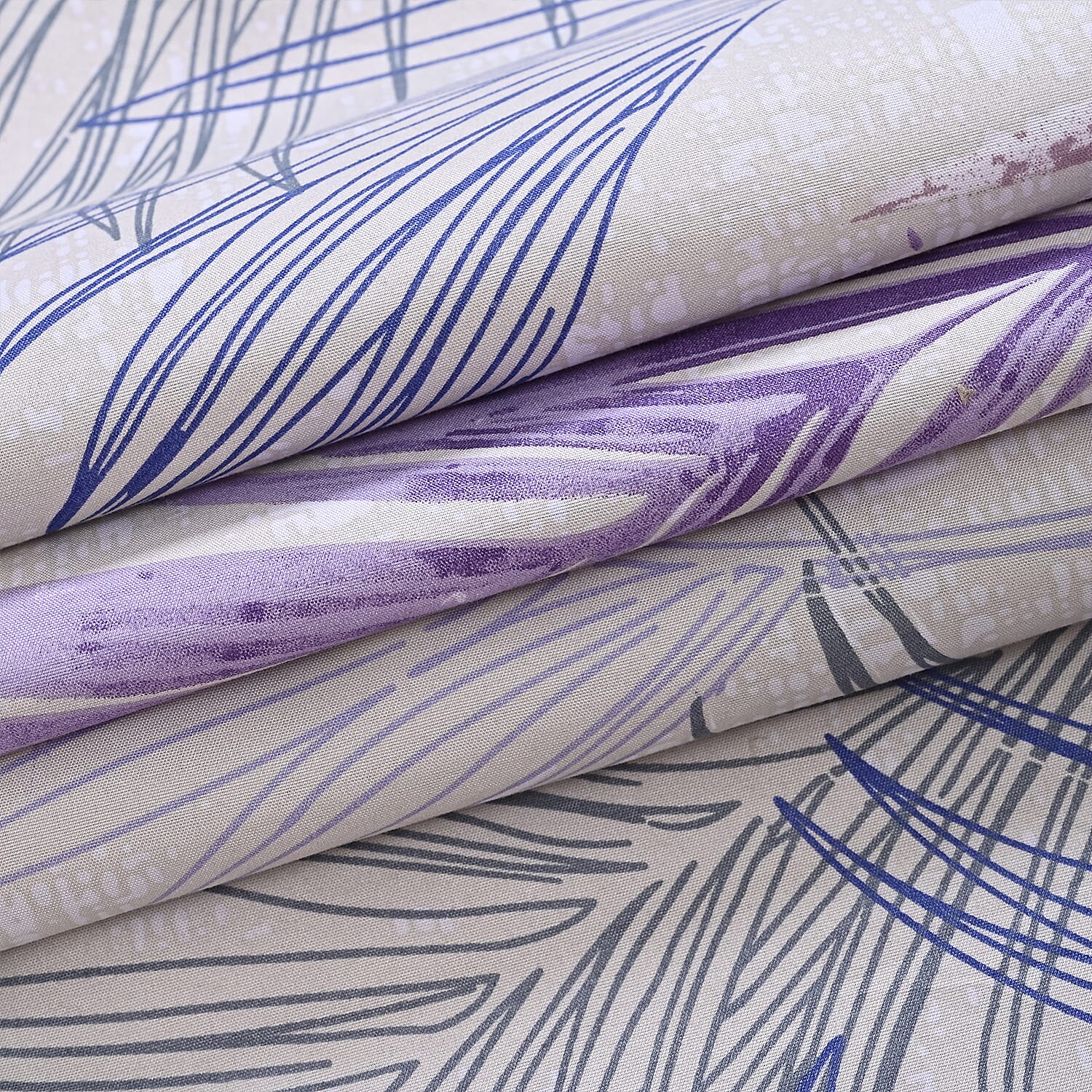 Homesmart 3 Piece Floral & Leaf Print Comforter Set Inc. 1 Comforter & 2 Pillowcases