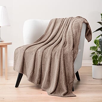 https://tjcuk.sirv.com/Products/81/8/8187289/Homesmart-Single-Layer-Blanket-200x50cm-Beige_8187289.jpg?w=342&h=342