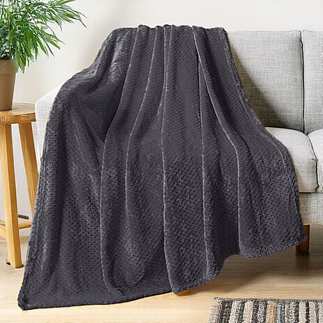 Super Soft Layer Blanket 270gsm (200x150cm) - Dark Grey