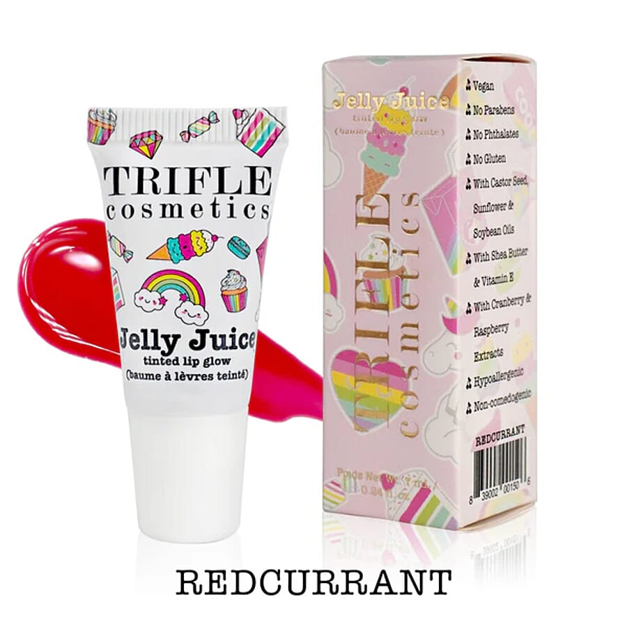 Trifle Cosmetics Jelly Juice Tinted Lip Glow Make Up Redcurrant 7ml