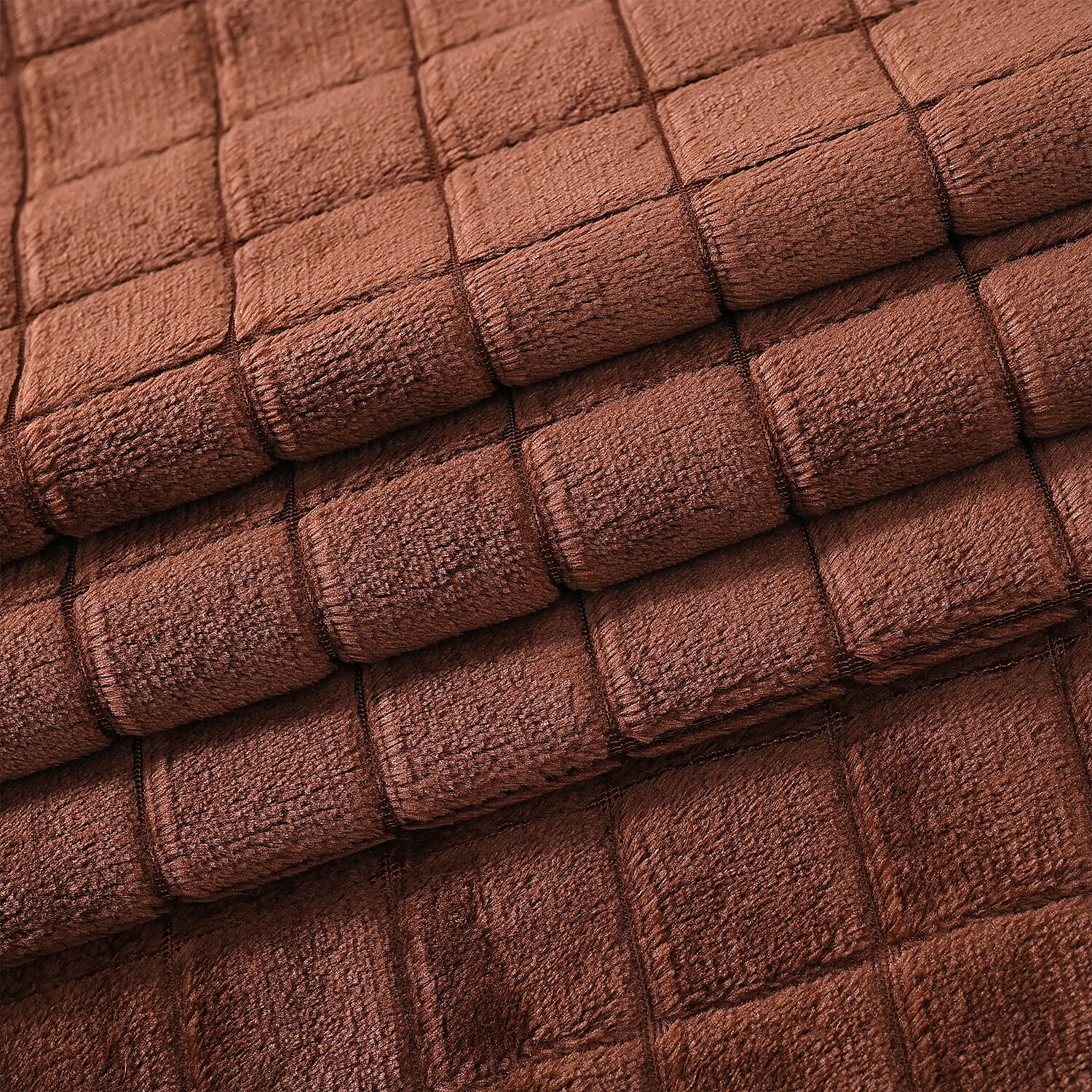 Hush Haven Sumptuous Quality Super Teddy Soft Blanket (200 x 150 cm) - Coffee