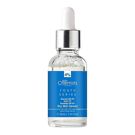 New Collection - Skin Chemists Dry Skin Serum - Marulua Oil 4%, Q10 1%, Rosehip Oil 4% - 30ml