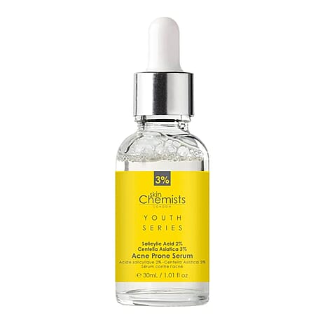 Skin Chemists Acne Prone Serum - Salicylic Acid 2%, Centella Asistica 3% - 30ml