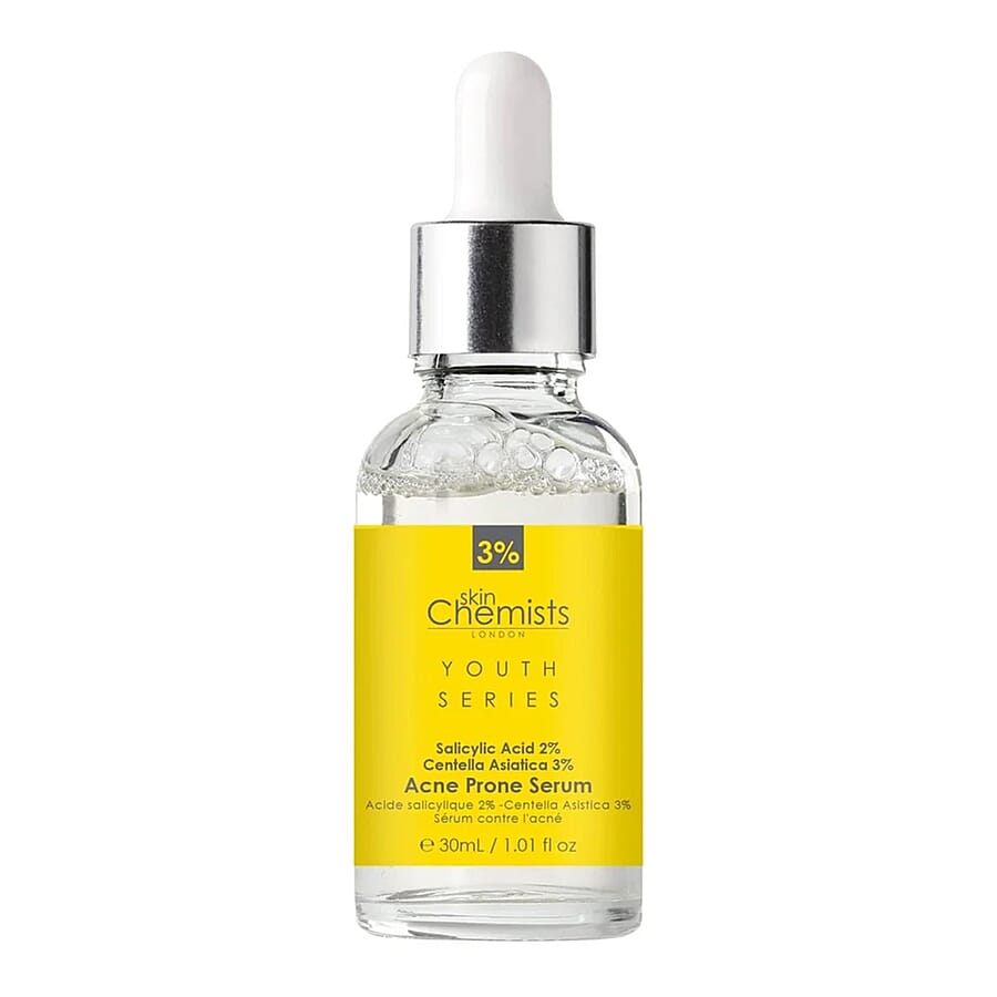 Skin Chemists Acne Prone Serum - Salicylic Acid 2% Centella Asistica 3% - 30ml