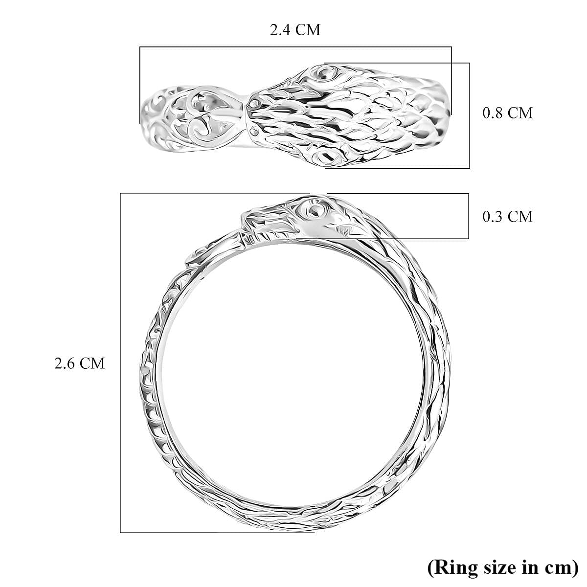 Royal Bali Collection Sterling Silver Dragon Ring Royal Bali Collection Sterling Silver Dragon Ring