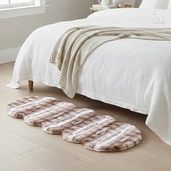 Homesmart Patterned Rug and Door Mat (Size 60x180 cm) - Beige