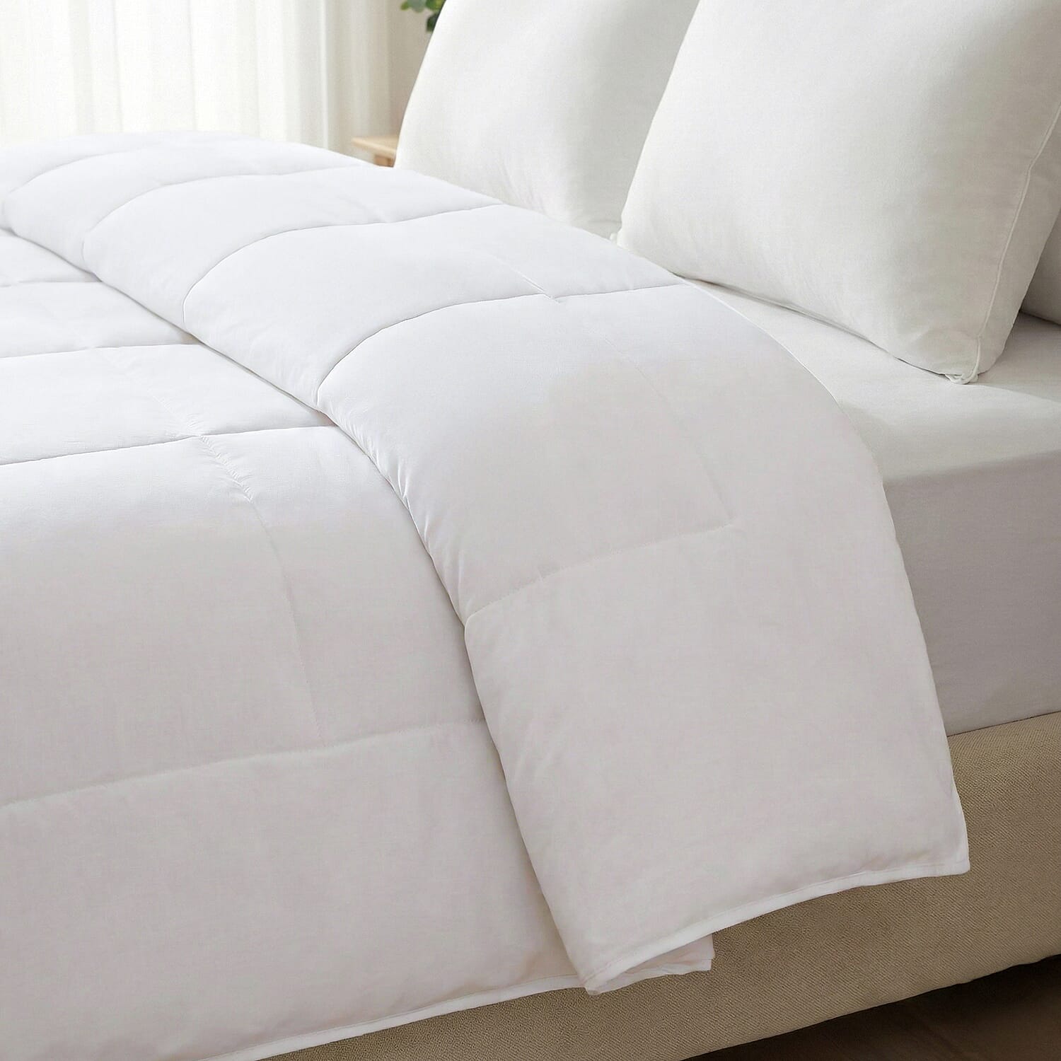 Decadently Beautiful 100% Mulberry Silk Duvet (Single, 135x200cm) - Ivory
