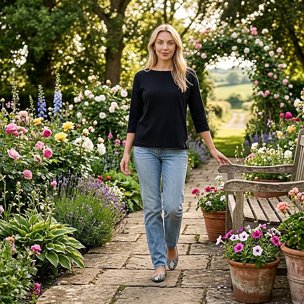 & Maisi Patterned Top