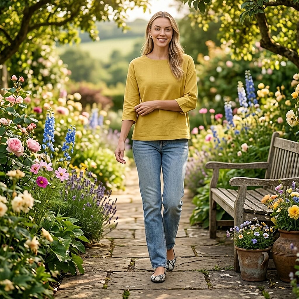 & Maisi Patterned Top