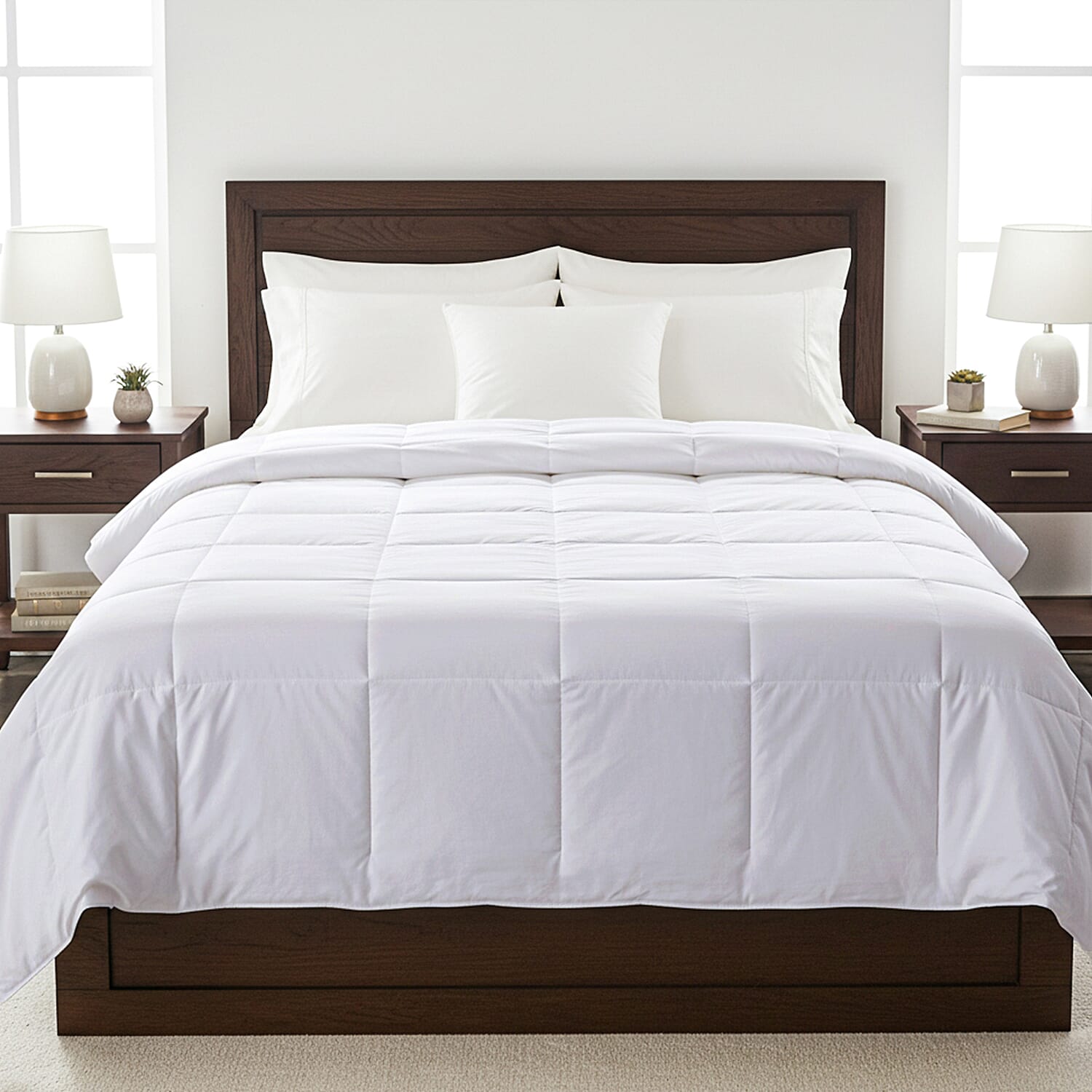 Decadently Beautiful 100% Mulberry Silk Duvet (Double, 200x200cm) - Ivory