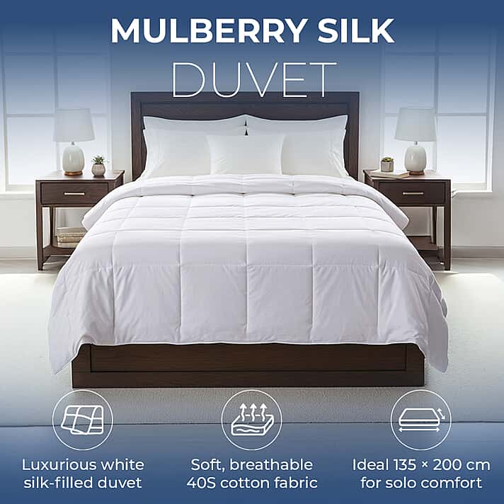 Decadently Beautiful 100% Mullbery Silk Duvet