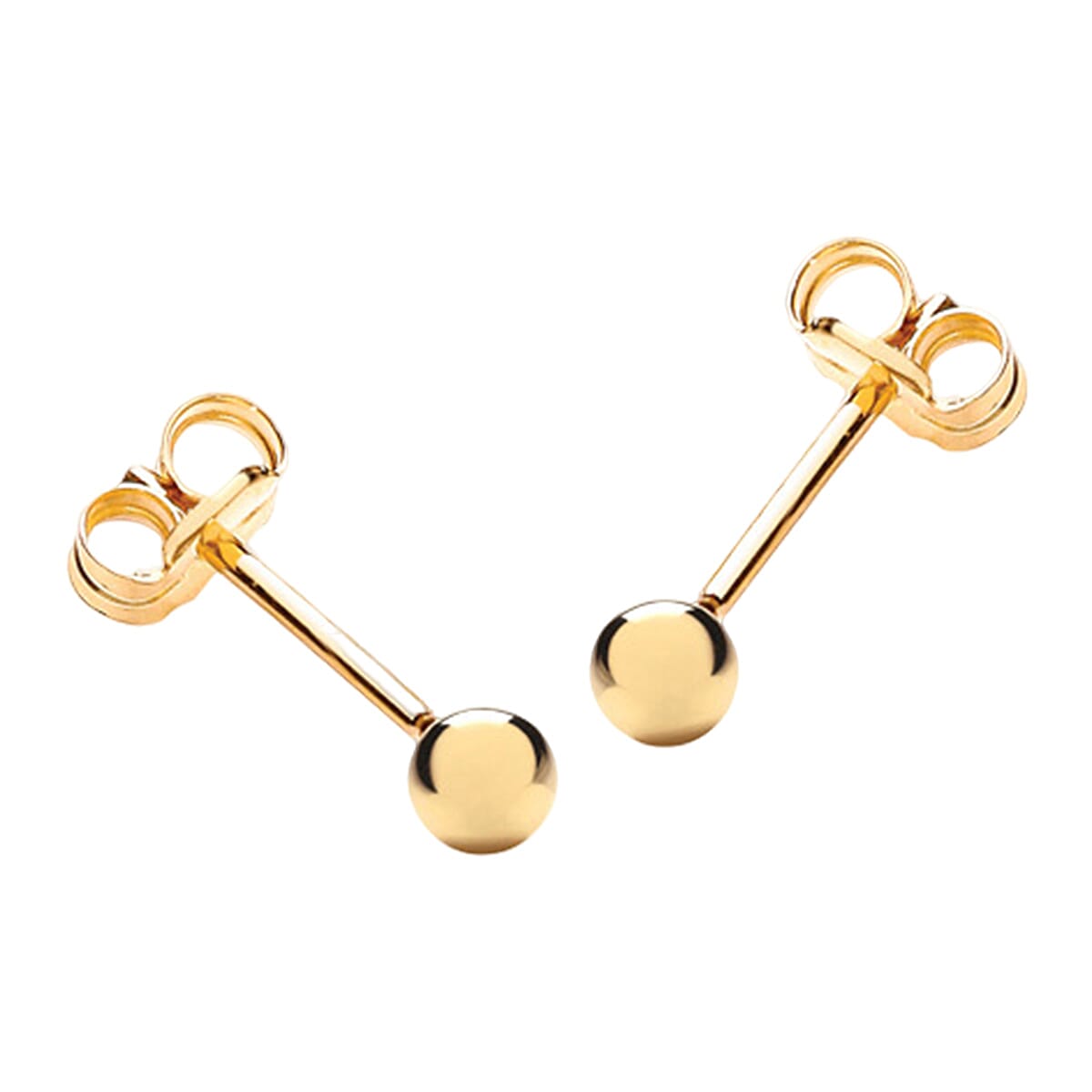 Closeout Deal - 9K Yellow Gold Spanish Earring with Push Back