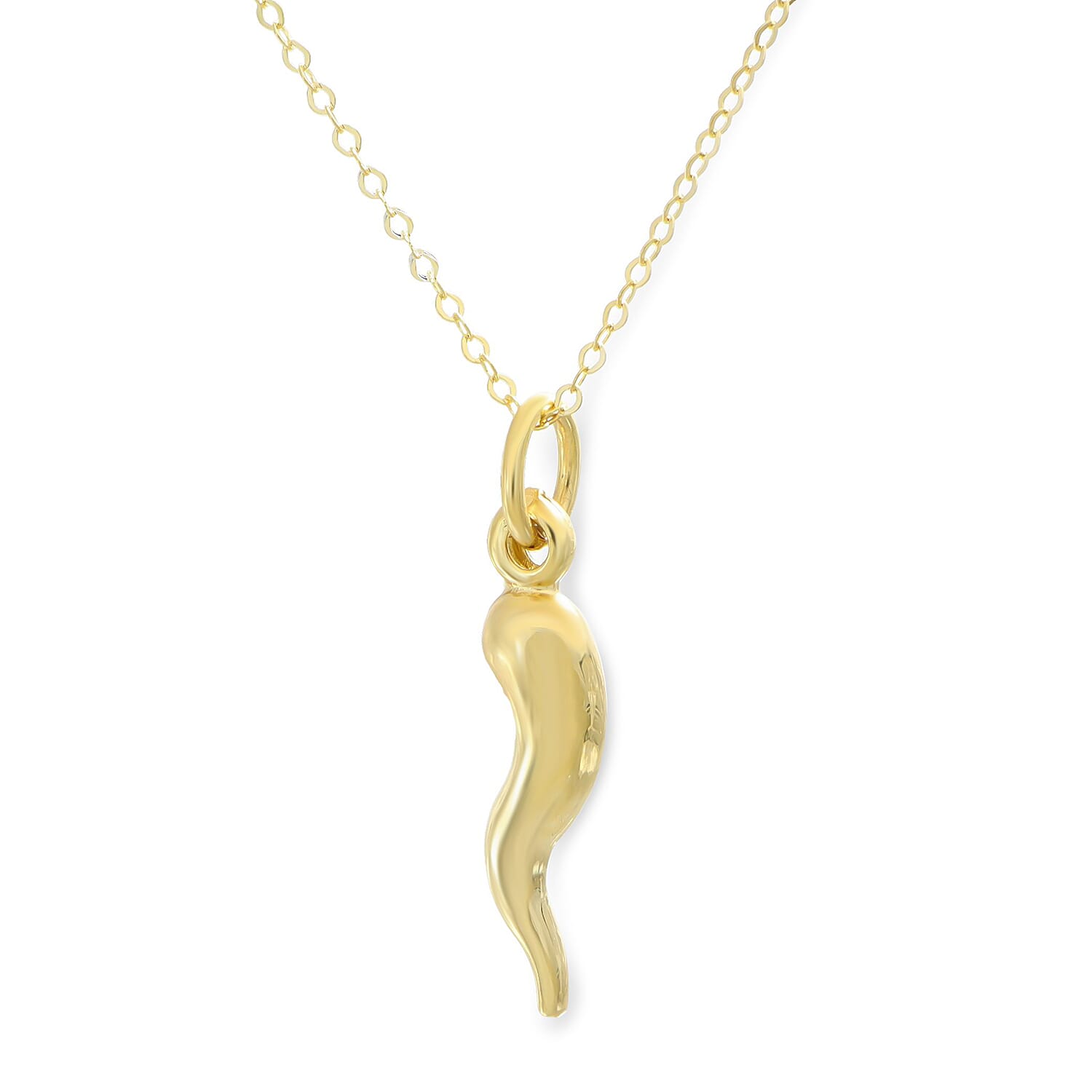 Maestro Collection 9K Yellow Gold Chilli Necklace (Size 20)