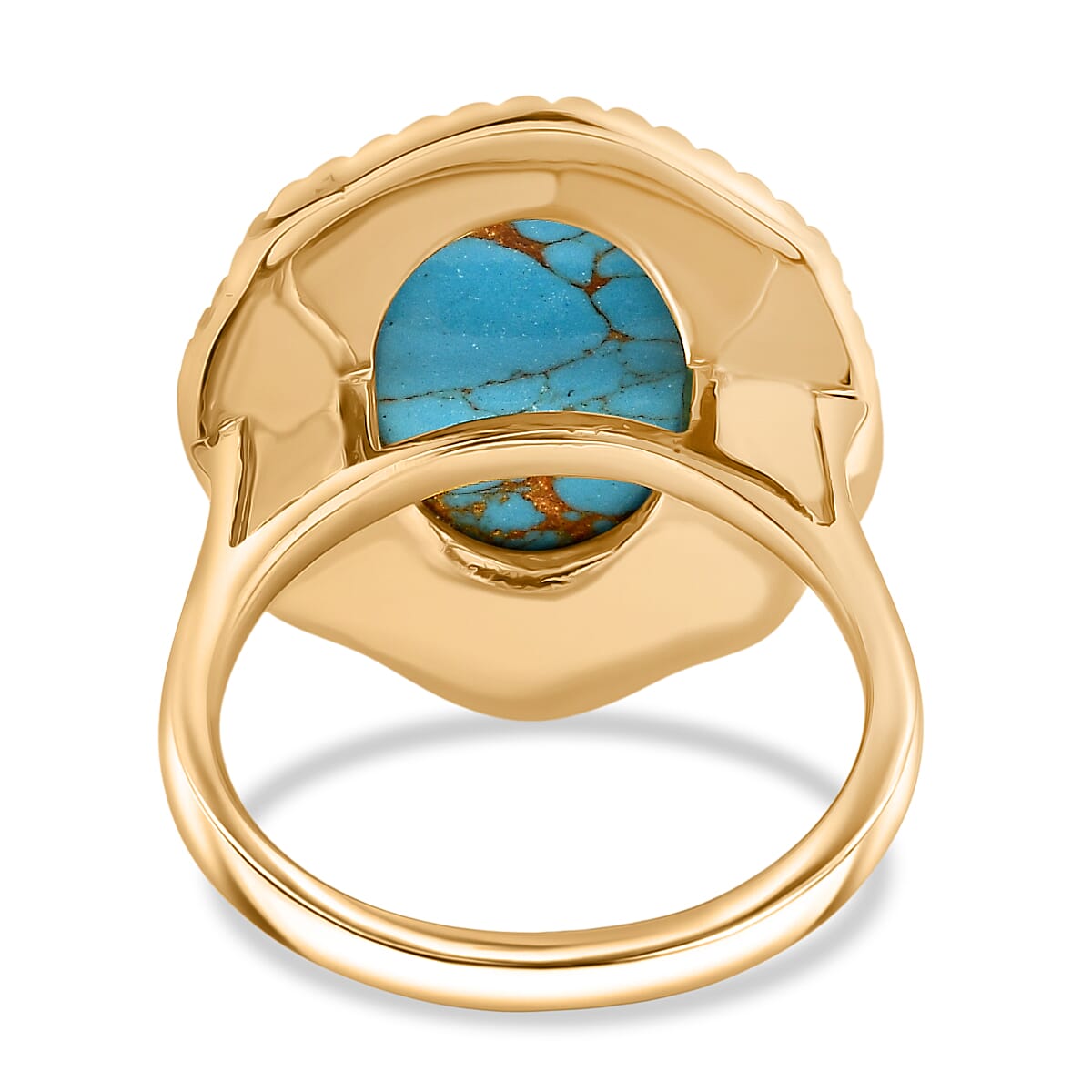Tucson Find - Blue Turquoise Solitaire Ring 5.40 Ct. Tucson Find - Blue Turquoise Solitaire Ring 5.40 Ct.
