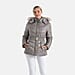 Valissiere Ladies' Puffer Jacket with Fur Trim Hood