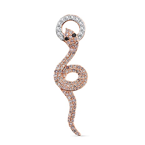 Biggest Designer JCK Closeout- 9K Rose Gold SGL Certified Natural Pink Diamond and White Diamond Pendant 0.50 Ct.