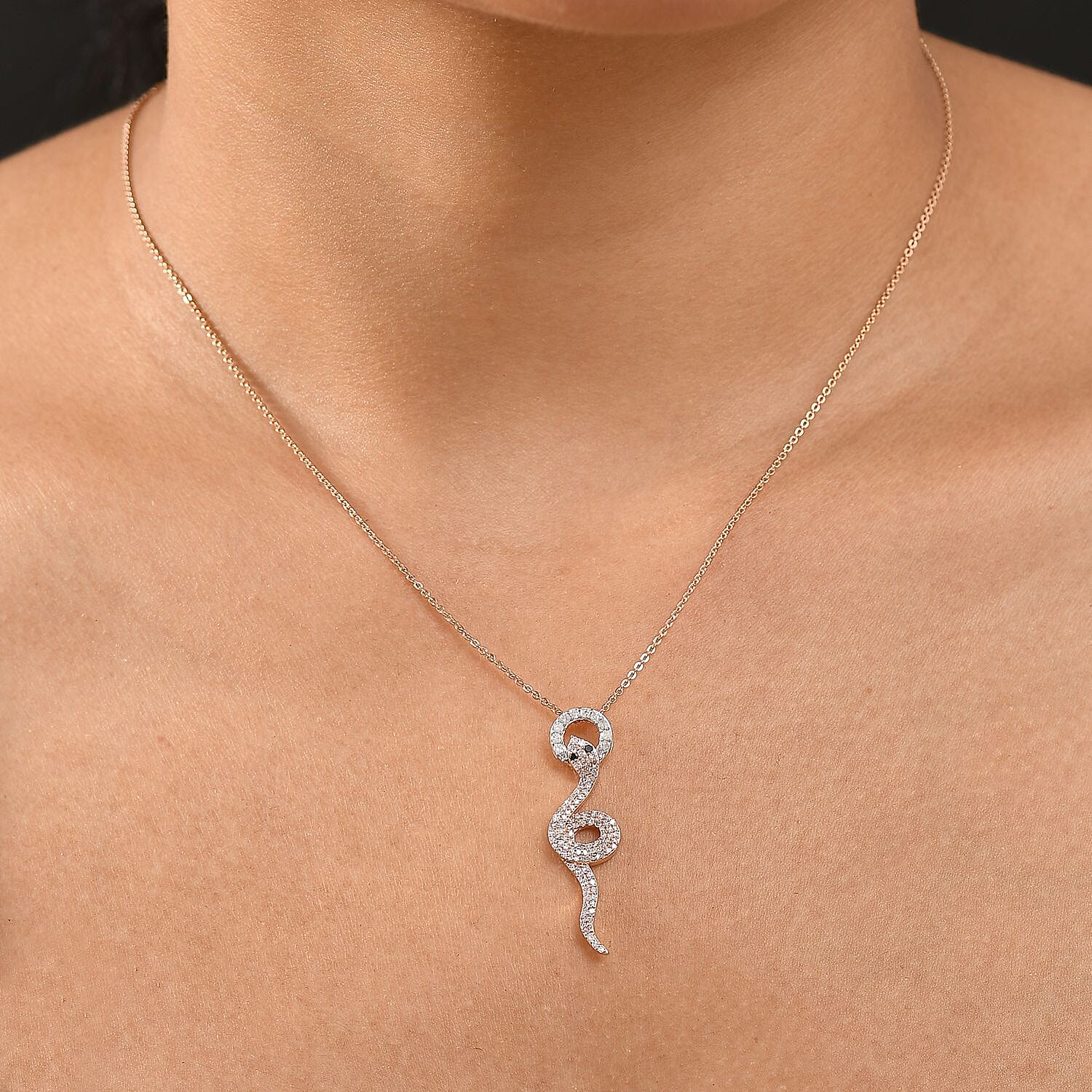 Biggest Designer JCK Closeout- 9K Rose Gold SGL Certified Natural Pink Diamond and White Diamond Pendant 0.50 Ct.