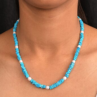 https://tjcuk.sirv.com/Products/81/9/8190291/Turquoise-Fresh-Water-Pearl-Necklace-Size-18-in-Rhodium-OverlaySterlin_8190291_2.jpg?w=342&h=342