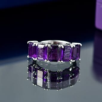 https://tjcuk.sirv.com/Products/81/9/8190314/D-joy-African-Amethyst-5-Stone-Ring-in-Rhodium-OverlaySterling-Silver-_8190314_1.jpg?w=342&h=342