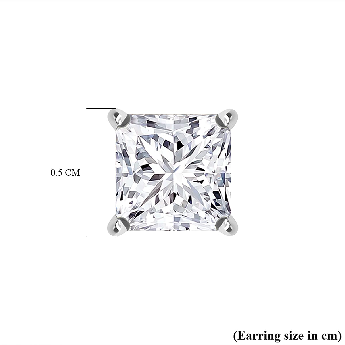 Luxuriant 9K Gold SGL Cerified Lab Grown Diamond (VS-E-F) Earring with Push Back