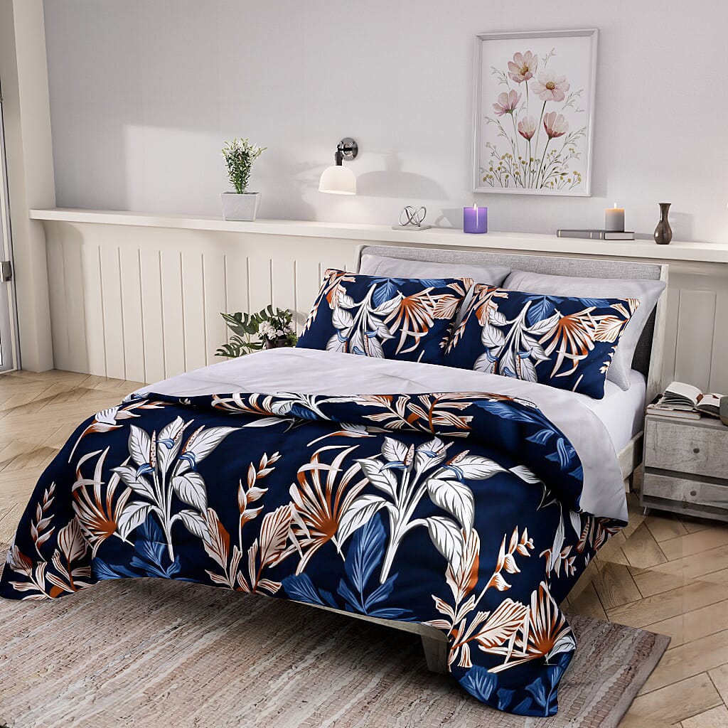 Hush Haven 3-Piece Comforter Set Inc. 1 comforter and 2 Pillowcases with 250 gsm Filling 