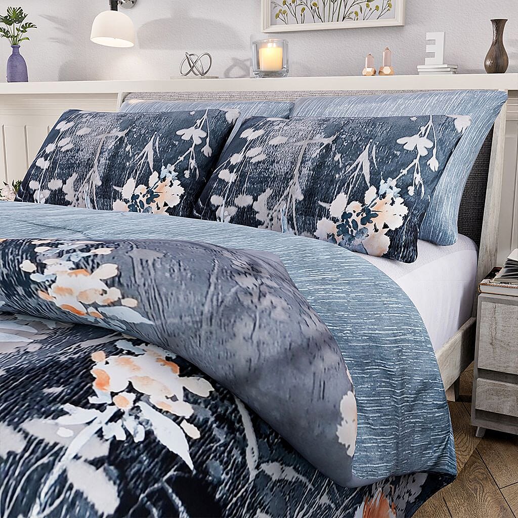 Hush Haven 3-Piece Comforter Set Inc. 1 comforter and 2 Pillowcases with 250 gsm Filling 
